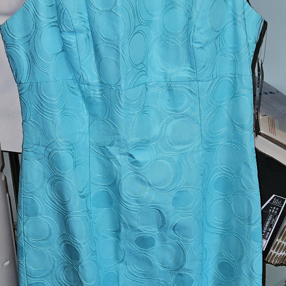 Elegant Blue Sleeveless Dress